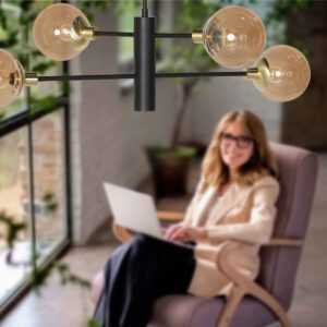 steinhauer-hanglamp-constellation-messing-metaal-ø90cm-e14-3805me-2