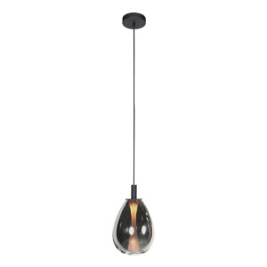 steinhauer-hanglamp-glimsy-zwart-glasmetaal-ΓΈ22cm-led-4199zw-0