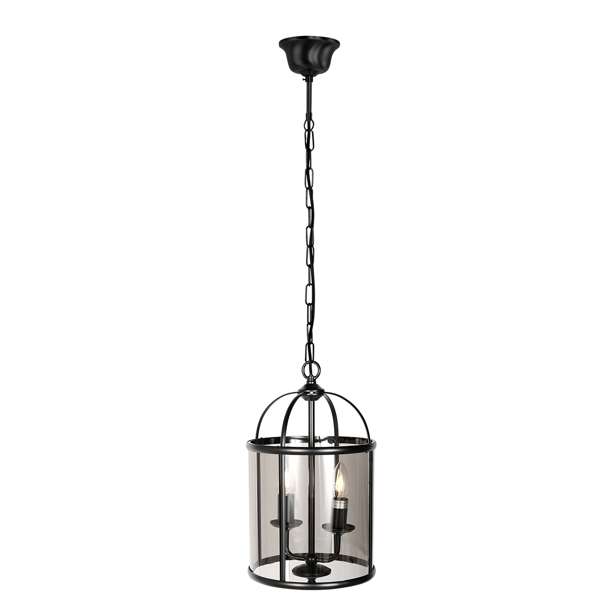 steinhauer-hanglamp-pimpernel-zwart-glasmetaal-ø23cm-e14-5971zw-1