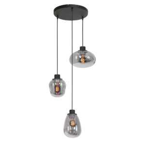 steinhauer-hanglamp-reflexion-zwart-glasmetaal-ø30cm-e27-3079zw-0