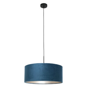 steinhauer-hanglamp-sparkledlight-blauw-metaalveloursstof-ø50cm-e27-8248zw-1