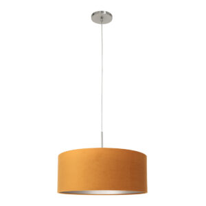 steinhauer-hanglamp-sparkledlight-goud-metaalveloursstof-ø50cm-e27-8150st-1