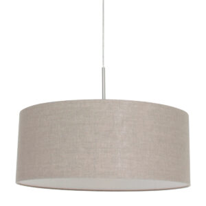 steinhauer-hanglamp-sparkledlight-grijs-linnenmetaal-ø50cm-e27-9890st-0