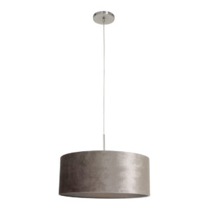 steinhauer-hanglamp-sparkledlight-zilver-metaalveloursstof-ø50cm-e27-8149st-1