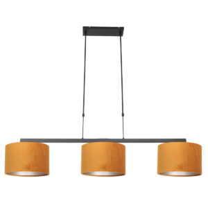 steinhauer-hanglamp-stang-zwart-metaalveloursstof-groteeettafellamp-e27-3460zw-1