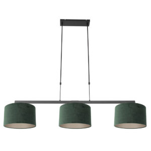 steinhauer-hanglamp-stang-zwart-metaalveloursstof-groteeettafellamp-e27-3463zw-1