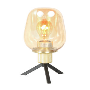 steinhauer-tafellamp-reflexion-messing-glasmetaal-ø14cm-e27-2683me-0