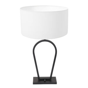 steinhauer-tafellamp-stang-zwart-metaalstof-ø40cm-e27-3504zw-0