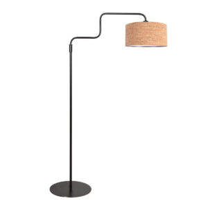 steinhauer-vloerlamp-bloeba-naturelzwart-metaaltextiel-ø40cm-e27-4347zw-0