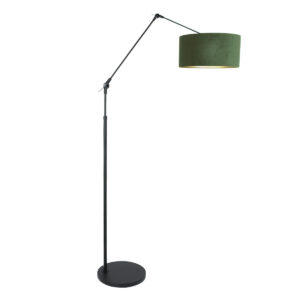 steinhauer-vloerlamp-prestigechic-zwart-metaalveloursstof-schemerlamp-e27-8115zw-1