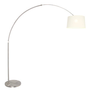 steinhauer-vloerlamp-sparkledlight-staal-metaalstof-booglamp-e27-9674st-1