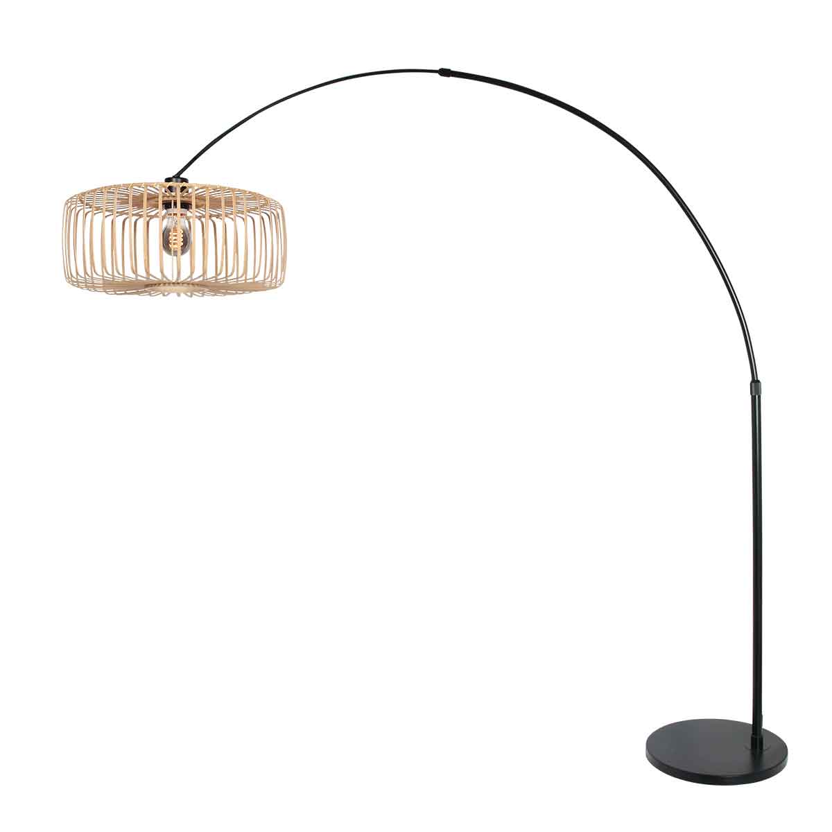 steinhauer-vloerlamp-sparkledlight-zwart-bamboemetaal-booglamp-e27-4149zw-1