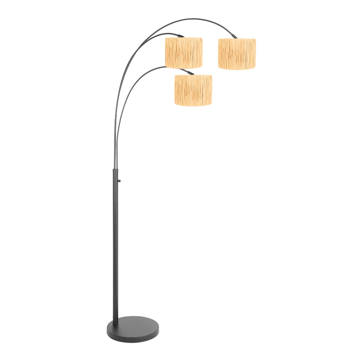 steinhauer-vloerlamp-sparkledlight-zwart-grasmetaal-booglamp-e27-3830zw-0