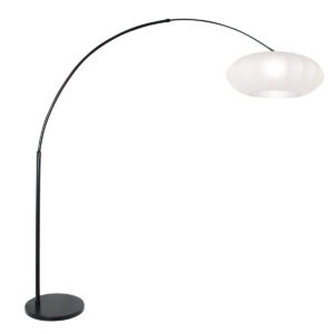 steinhauer-vloerlamp-sparkledlight-zwart-metaaltextiel-booglamp-e27-3807zw-1