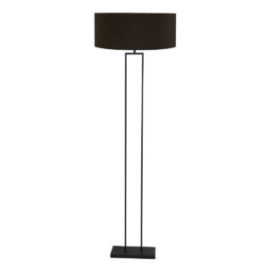 steinhauer-vloerlamp-stang-zwart-linnenmetaal-ΓΈ50cm-e27-3962zw-0