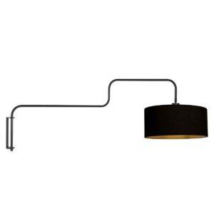 steinhauer-wandlamp-bloeba-zwart-metaalstof-ø40cm-e27-4172zw-0