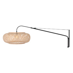 steinhauer-wandlamp-elegantclassy-naturelzwart-bamboemetaal-e27-4448zw-1