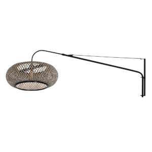 steinhauer-wandlamp-elegantclassy-zwart-bamboemetaal-e27-4449zw-1