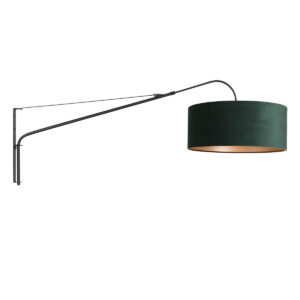 steinhauer-wandlamp-elegantclassy-zwart-metaalstof-schemerlamp-e27-8133zw-1