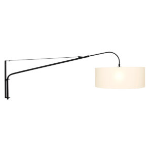steinhauer-wandlamp-elegantclassy-zwart-metaalstof-schemerlamp-e27-9321zw-1