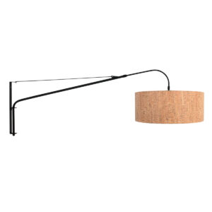 steinhauer-wandlamp-elegantclassy-zwart-metaaltextiel-leeslamp-e27-4336zw-0