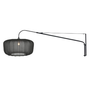 steinhauer-wandlamp-elegantclassy-zwart-metaaltextiel-leeslamp-e27-4455zw-1