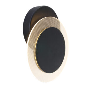 steinhauer-wandlamp-lido-zwart-kunststofmetaal-ø17cm-led-2564zw-1