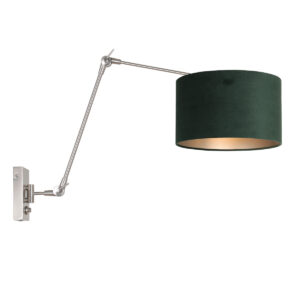 steinhauer-wandlamp-prestigechic-staal-metaalveloursstof-schemerlamp-e27-8109st-1