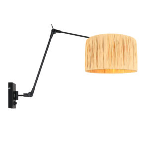 steinhauer-wandlamp-prestigechic-zwart-grasmetaal-schemerlamp-e27-3795zw-1