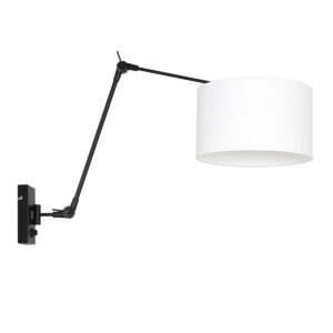steinhauer-wandlamp-prestigechic-zwart-linnenmetaal-schemerlamp-e27-8120zw-0