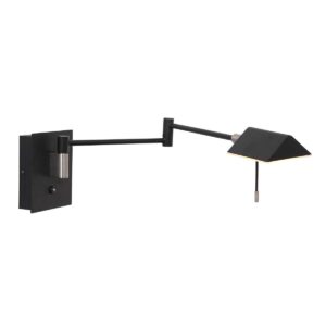 steinhauer-wandlamp-retina-zwart-metaal-bedlampje-led-3402zw-0