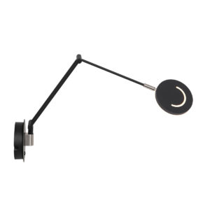 steinhauer-wandlamp-soleil-zwart-glasmetaal-bedlampje-led-3259zw-1