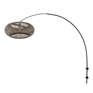 steinhauer-wandlamp-sparkledlight-zwart-bamboemetaal-e27-4405zw-1