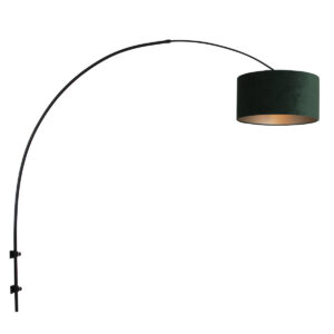steinhauer-wandlamp-sparkledlight-zwart-metaalstof-e27-8139zw-1