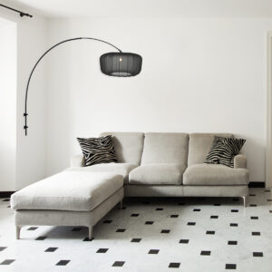 steinhauer-wandlamp-sparkledlight-zwart-metaaltextiel-leeslamp-e27-4410zw-2