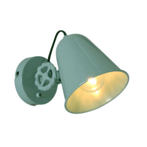 annelighting-wandlamp-dolphin-groen-metaal-opbouwspot-e27-1323g-0
