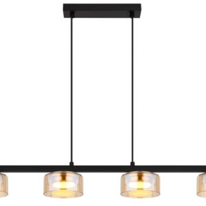 globo-hanglamp-higgins-zwart-glas-groteeettafellamp-led-16055-4hg-2