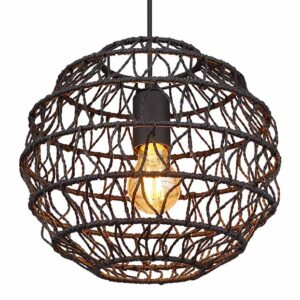 globo-hanglamp-senni-zwart-metaal-ø29cm-e27-15689h-1