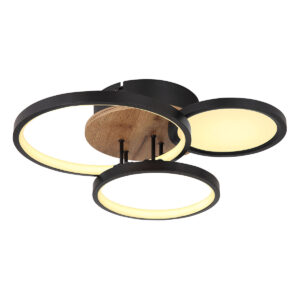 globo-plafonniere-sid-zwart-metaal-led-67273-30-0