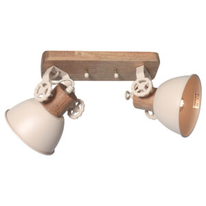 mexlite-spot-gearwood-crème-houtmetaal-opbouwspot-e27-7969cr-1