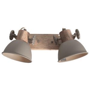 mexlite-spot-gearwood-taupe-houtmetaal-opbouwspot-e27-7969ta-0