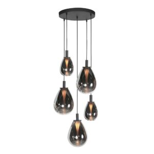 steinhauer-hanglamp-glimsy-zwart-glasmetaal-ø40cm-led-4198zw-0