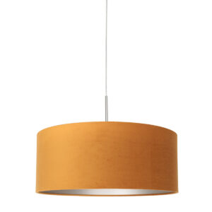 steinhauer-hanglamp-sparkledlight-goud-metaalveloursstof-ø50cm-e27-8150st-0
