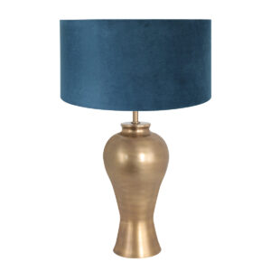 steinhauer-tafellamp-brass-brons-metaalveloursstof-ø50cm-e27-7306br-0