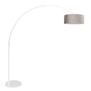 steinhauer-vloerlamp-sparkledlight-wit-metaalveloursstof-booglamp-e27-7172w-0