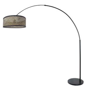 steinhauer-vloerlamp-sparkledlight-zwart-bamboemetaal-booglamp-e27-3788zw-1