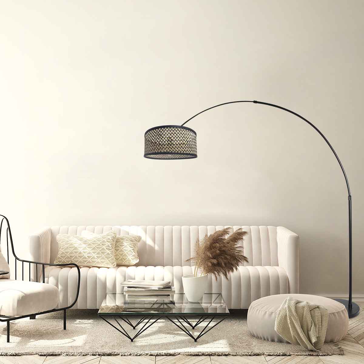 steinhauer-vloerlamp-sparkledlight-zwart-bamboemetaal-booglamp-e27-3788zw-2