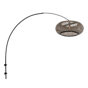 steinhauer-wandlamp-sparkledlight-zwart-bamboemetaal-e27-4405zw-0