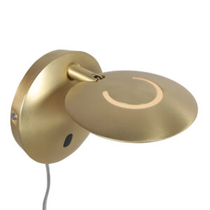 steinhauerexclusive-wandlamp-zenith2-messing-kunststofmetaal-ø15cm-led-4396me-0