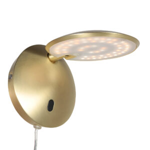 steinhauerexclusive-wandlamp-zenith2-messing-kunststofmetaal-ø15cm-led-4396me-4